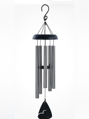 NIB Carson Home Accents 30” Pewter Wind Chimes